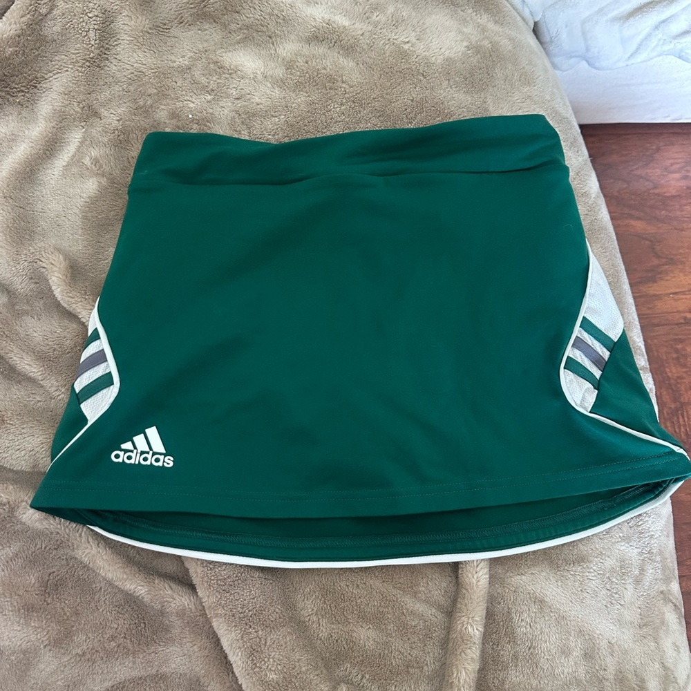 Vintage green adidas mini athletic skirt